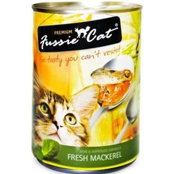 Fussie Cat Canned Food Fresh Mackerel 400g