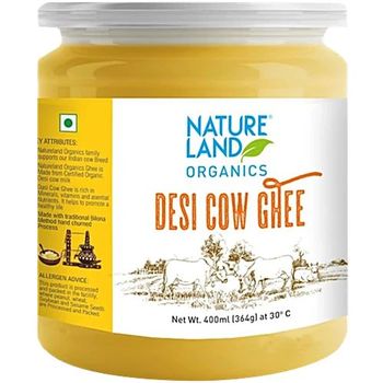 Natureland Organics Premium Cow Ghee 400ml