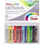 Pentel Arts Oil Pastel 12 Colours PHN-12AS