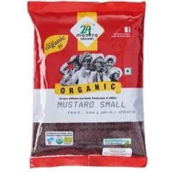 Organic Mustard Seeds Small 200g 7.05oz