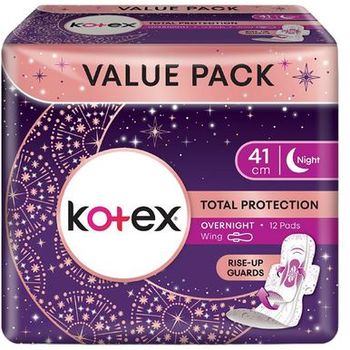 Kotex Proactive Guards Overnight Extra Long 41cm 12 Pieces