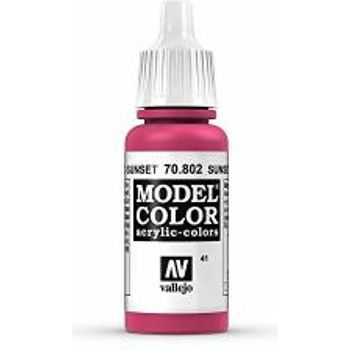 Vallejo Sunset Red Paint 17ml