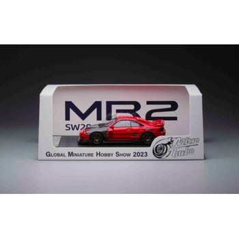 Micro Turbo 1:64 Toyota MR2 SW20 Red with Carbon Hood Revision 4 GMHS Limited Edition)