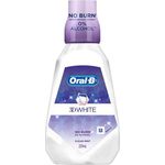 Oral-B 3D White Clean Mint Mouthwash 237ml