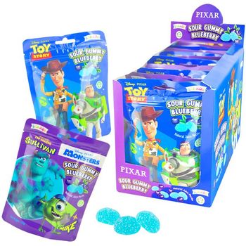 Sour Gummy Blueberry Toy Story And Monster 12pcs 55g