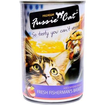 Fussie Cat Canned Food Fisherman's Basket 400g