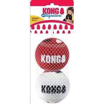 Kong Signature Sport Balls Dog Toy Large 2 Pack