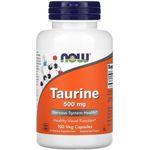 Now Foods Taurine 500mg 100 Capsules
