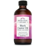 Heritage Store - Nourishing Treatment, Daily Care Castor Oil Black (8oz)