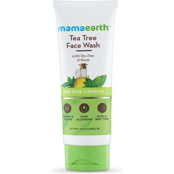 Mamaearth Tea Tree Face Wash For Acne And Pimples 100ml