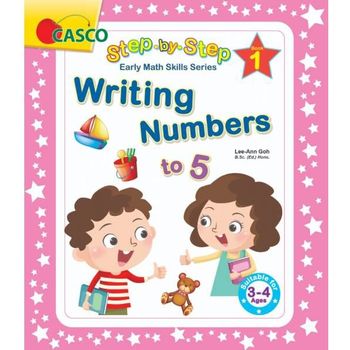 Casco Step by Step Early Math Skills Book 1 Writing Numbers to 5