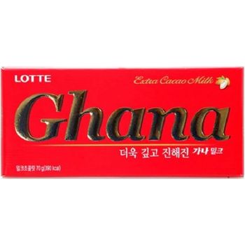 Lotte Ghana Chocolate Milk 43g