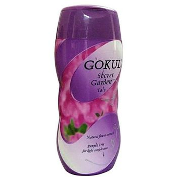 Gokul Secret Garden Talc Purple Iris 100g