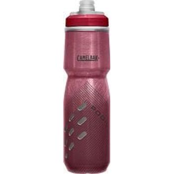 Camelbak Podium Chill Insulated Bike Water Bottle Squeeze Bottle 24oz Burgundy Perforated