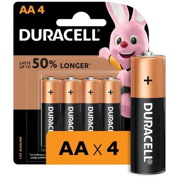 Duracell Everyday AA batteries pack of 4