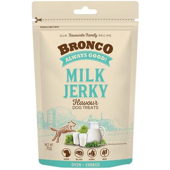 BRONCO Milk Jerky Dog Treats 70g