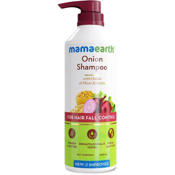 Mamaearth Onion Shampoo for Hair Growth and Hair Fall Control  600 ml