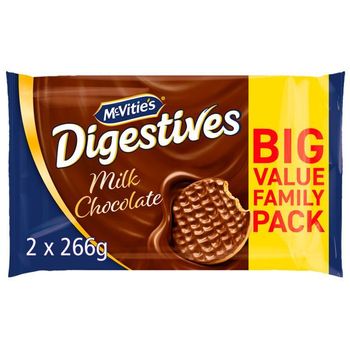 Mcvitie's Milk Chocolate Digestive Biscuits 2pcs 266g
