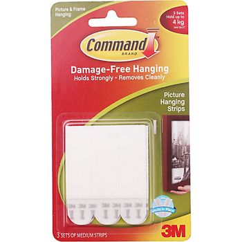 3M Command Medium Picture Hanging Strips 17201