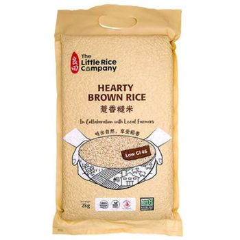 The Little Rice Company Hearty Brown Rice 2kg