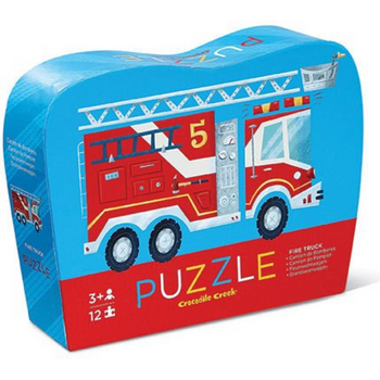 Crocodile Creek Puzzle Fire Truck 12 Pieces 3 Years