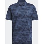 Adidas Pria Golf Go-To Printed Mesh Polo Shirt