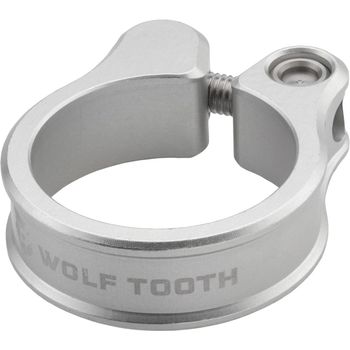 Wolf Tooth Saddle Clamp 34.9mm Raw Silver