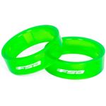 FSA Polycarbonate Headset Spacer Green 10 packs 30g