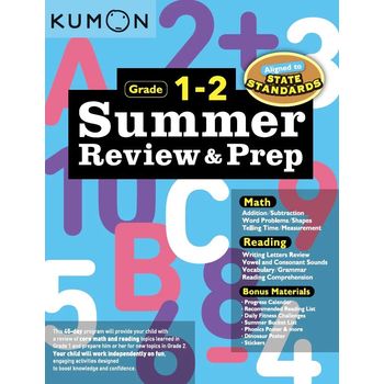 Kumon Summer Review And Prep 1 To 2