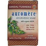Auromere Ayurvedic Products Sandal Turmeric Soap 78g