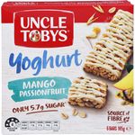Uncle Tobys Wholegrain Yoghurt Muesli Bars Mangopassionfruit 185g