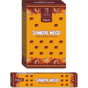 Tulasi Sandalwood Wood Agarbathi Black