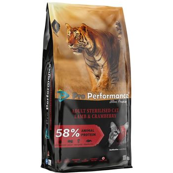 Pro Performance Ultra Premium Sterilized Lamb And Salmon Cranberry 15kg
