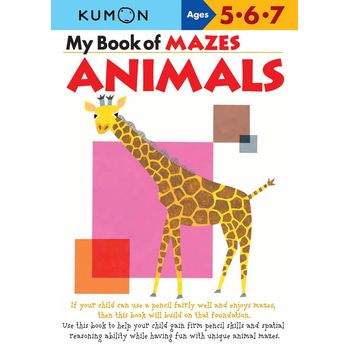 Kumon My Book Of Mazes Animals