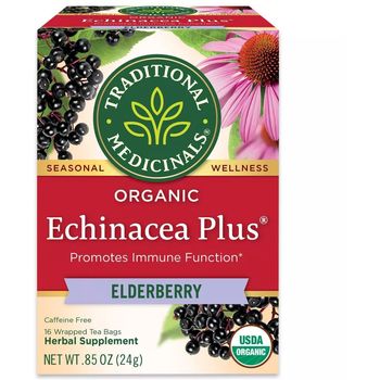 Traditional Medicinals Tea Echinacea Elder Or
