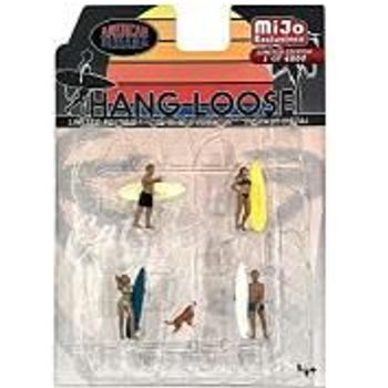 American Diorama Figure Set Hang Loose 1/64 Diecast Car