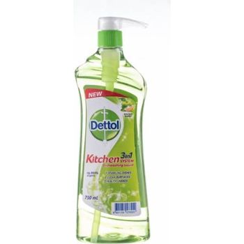 Dettol Dishwashing Liquid Green Apple And Grapefruit 750ml