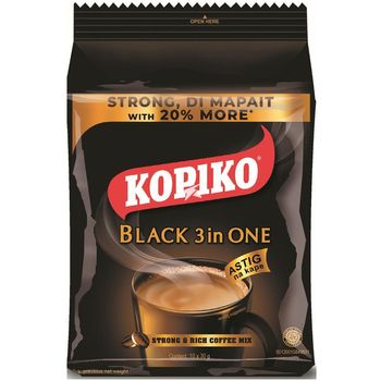 Kopiko Black 3 In One Strong Rich Coffee Mix 10 Sachets 250g