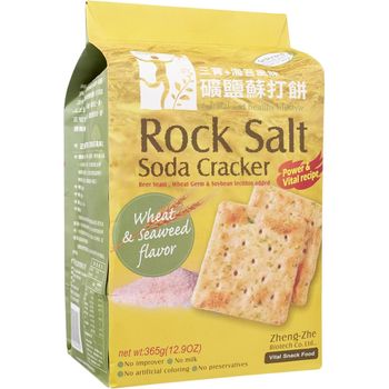 Zheng Zhe Rock Salt Soda Cracker Wheat And Seaweed Flavor 365g