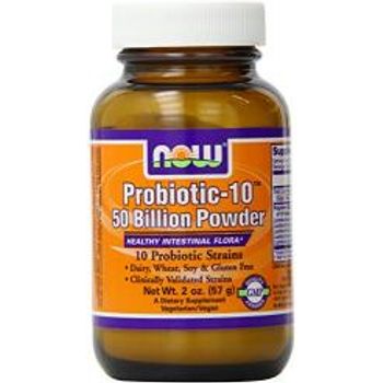 Now Foods Probiotic-10 50 Billion Powder 2-Ounce