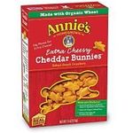 Annie's Homegrown Crackers Cheddar Bunnies Extra Cheesy 7.5 Ounce