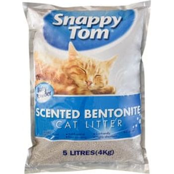 Snappy Tom Cat Litter Baby Powder Scented Bentonite 4kg
