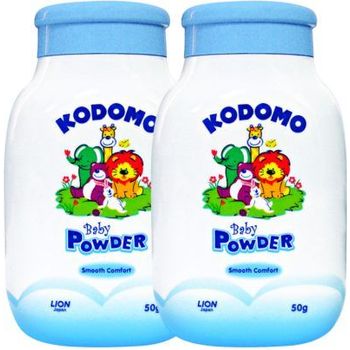 Kodomo Baby Powder Smooth Comfort 2pcs 50g