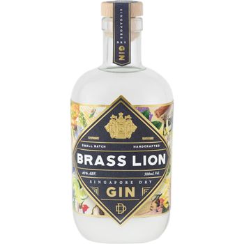 Brass Lion Singapore Dry Gin 500ml (Agent Stock)