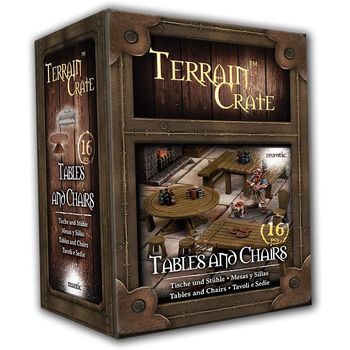 Mantic Games Terrain Crate: Tables and Chairs for Action Figures