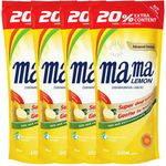 Mama Lemon Gold Dishwashing Liquid Refill Natural Lemon 600ml
