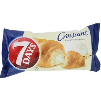 7 Days Croissant With Vanilla Cream Filling 60g