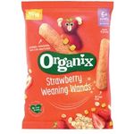 Organix Strawberry Weaning Wands 25g