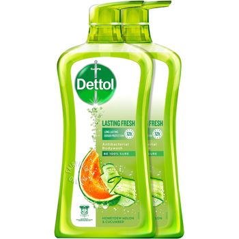 Dettol Antibacterial Phbalanced Body Wash Lasting Fresh 2 x 950ml
