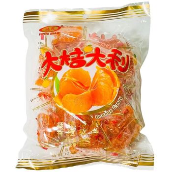 Hong Mao Bee Tin Mandarin Orange Jelly Candy 490g